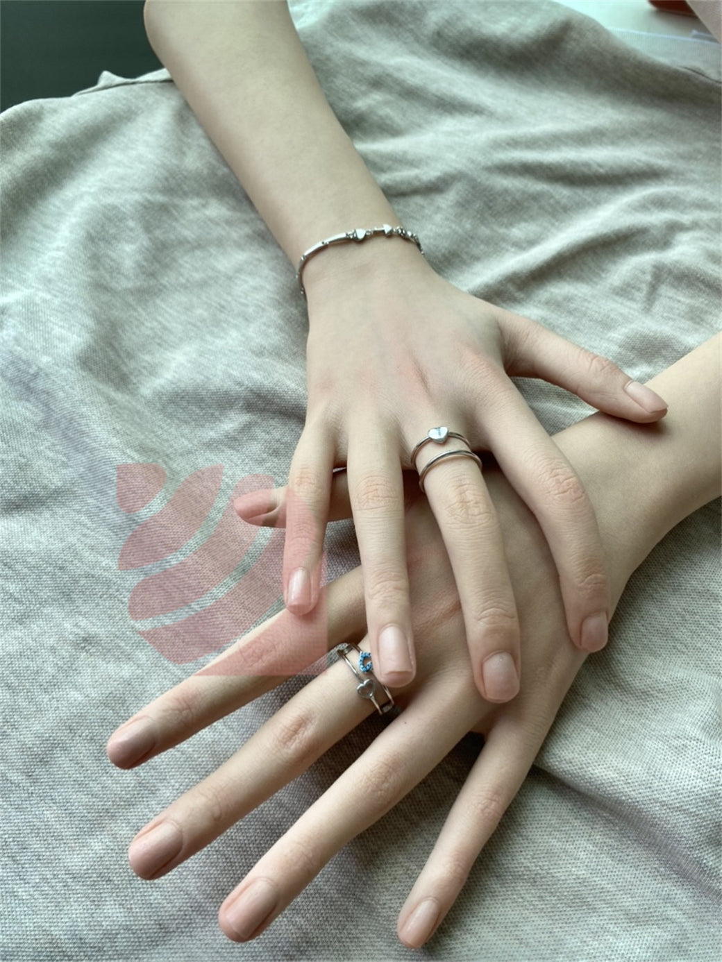 【AL-SZ002】Simulation Silicone Hand Model Jewelry Product Shooting Fake Bracelet Chain Display Model Live Broadcast Props Ornaments