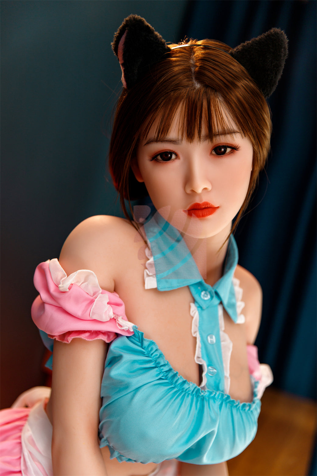 163cm/64in.AL.JDW#163-806 Animal Ear Maid Exotic Doll With A Whole Head And Body