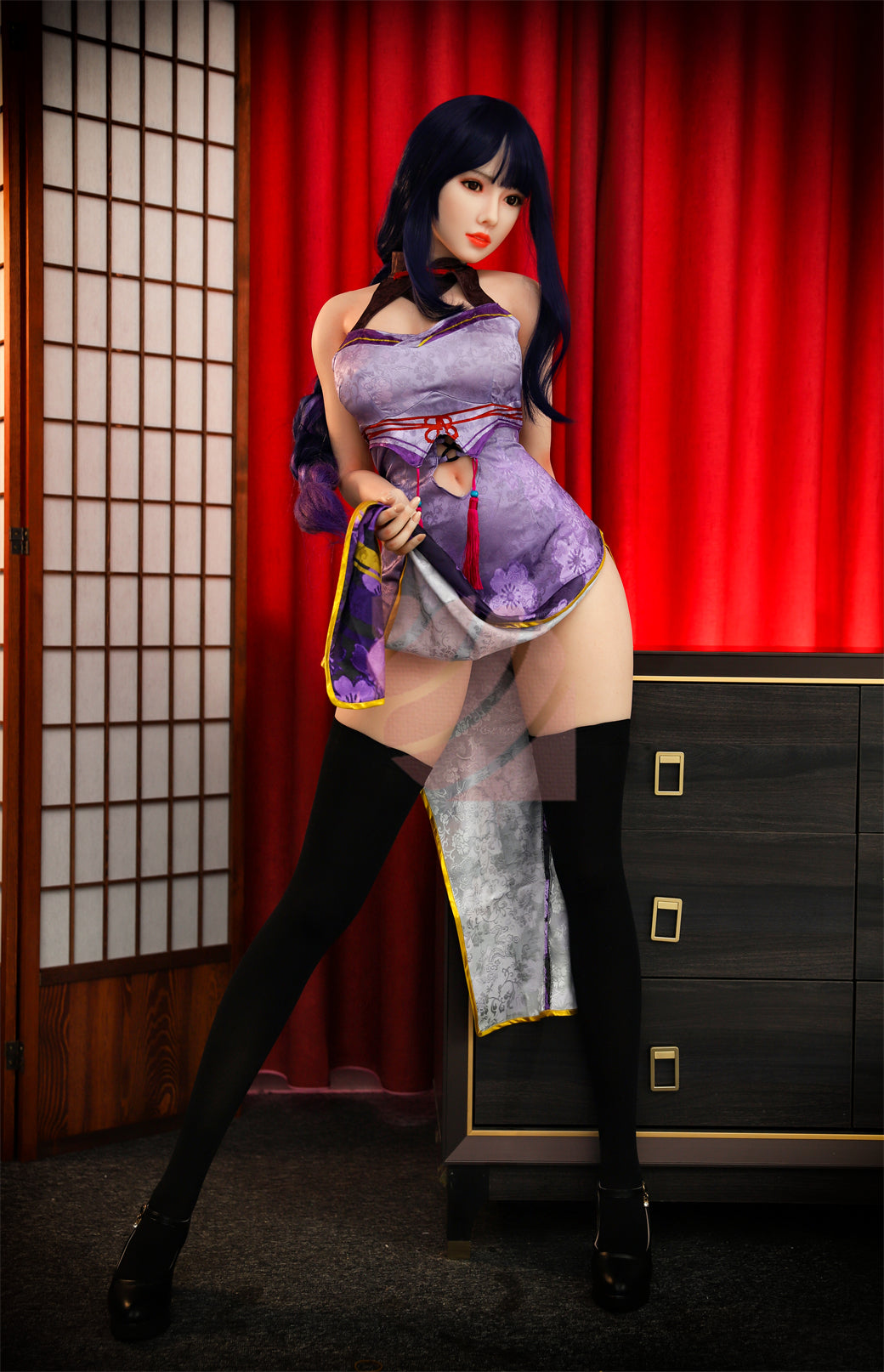 163cm/64in.AL.JDW#163-803-2 Integrated Head-body Role-playing Silicone Doll