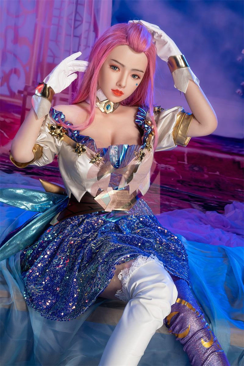 158cm/62in. AL.JDW#163-803 Pink Hair Fantasy Beautiful Girl Simulation Lover（Shipping from German warehouse）